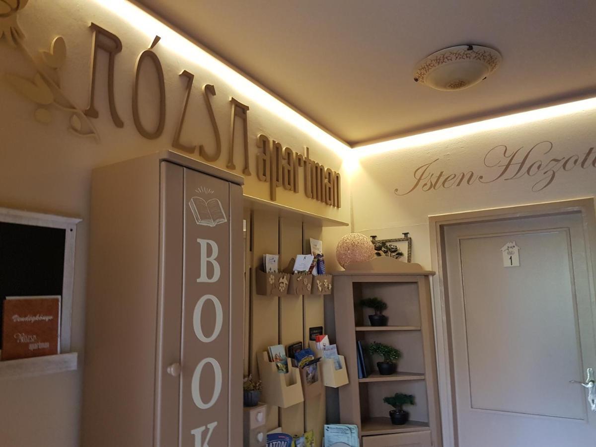 Rozsa Apartman Alsóörs Eksteriør billede